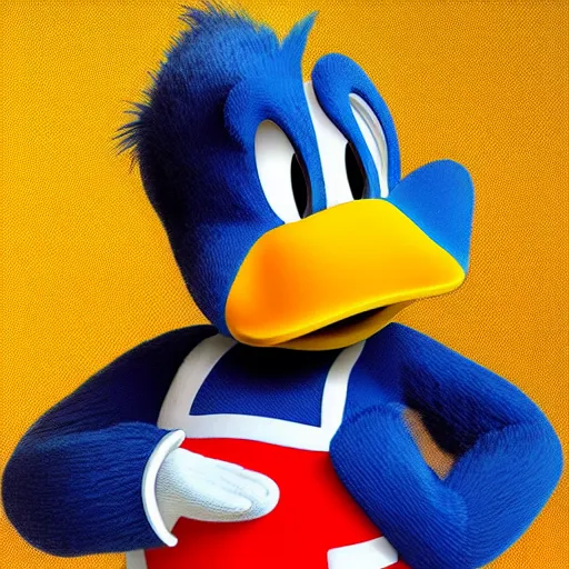 Prompt: donald duck, realistic 4k