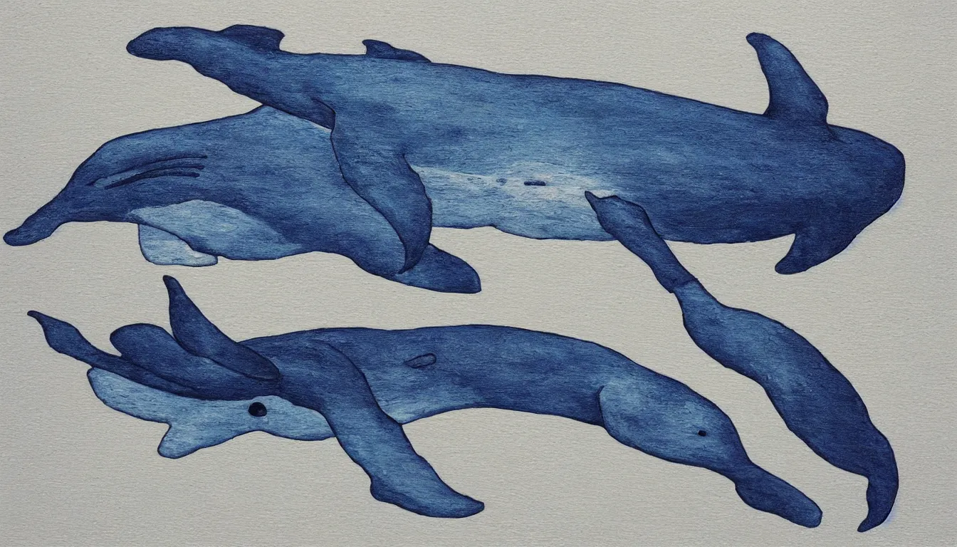 Image similar to flying whale art