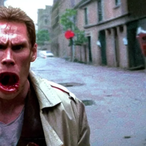 Image similar to Live Action Still of Jerma in Shaun of the Dead, real life, hyperrealistic, ultra realistic, realistic, highly detailed, epic, HD quality, 8k resolution, body and headshot, film still