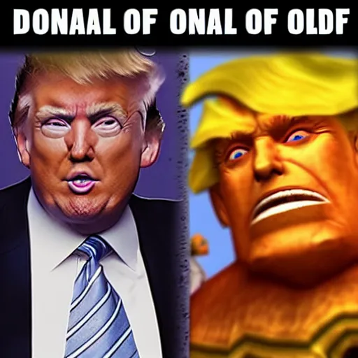 Prompt: donald trump as old god y'shaarj in world of warcraft