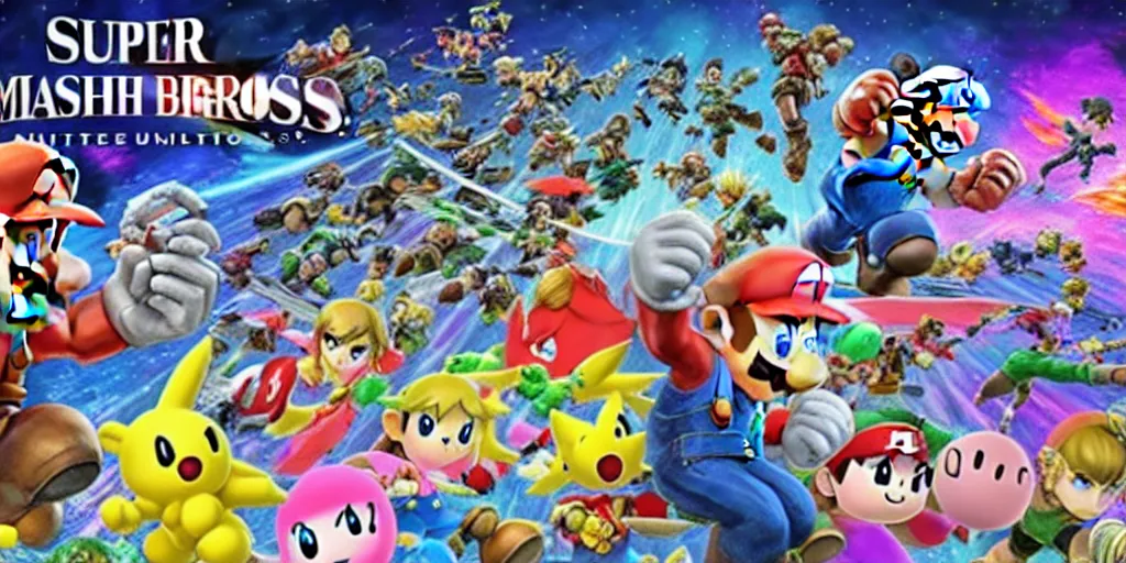 Image similar to Super Smash Bros Ultimate for the Nintendo Switch in hand screenshot