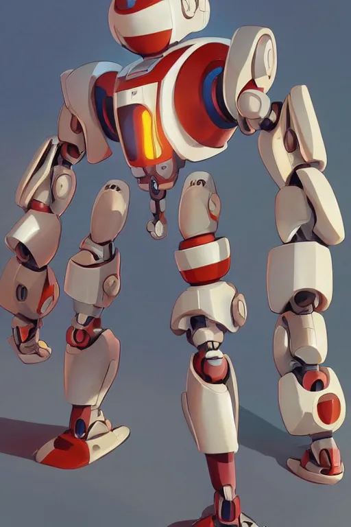 Image similar to metabots medabots medarotto medarot robot minimalist comics, behance hd by jesper ejsing, by rhads, makoto shinkai and lois van baarle, ilya kuvshinov, rossdraws global illumination ray tracing hdr radiating a glowing aura