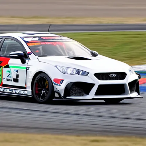 Image similar to a 2 0 1 4 fpv gt - f 3 5 1 limited edition driving on a race track