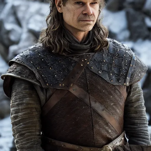 Prompt: action 7 0 mm medieval fantasy head and shoulders portrait photo from game of thrones of timothy olyphant as a swashbuckler, photo by philip - daniel ducasse and yasuhiro wakabayashi and jody rogac and roger deakins