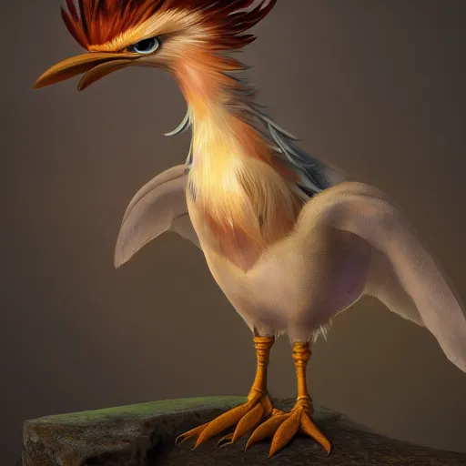 Image similar to photography of a realistic fearow animal, ultra detailed, 8 k, cinematic lighting, natural background, trending on artstation, pokemon