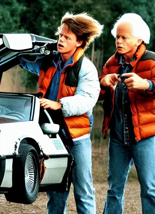 Image similar to back to the future