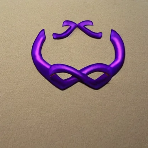 Image similar to infinity symbol with cat ears