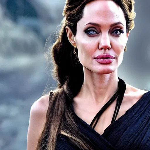 Image similar to angelina jolie as khaleesi