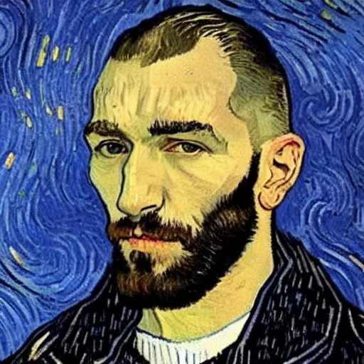 Image similar to benzema by van gogh