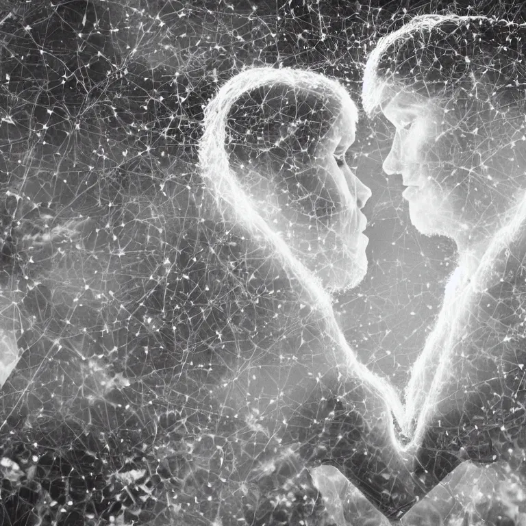 Image similar to double exposure of love, love is the most relevant theme, love is infinity, love os begin of all, 8 k resolution, artistic mode, artistic, outdoors