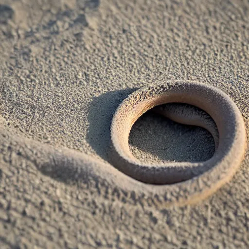 Image similar to extreme close up of a sand worm