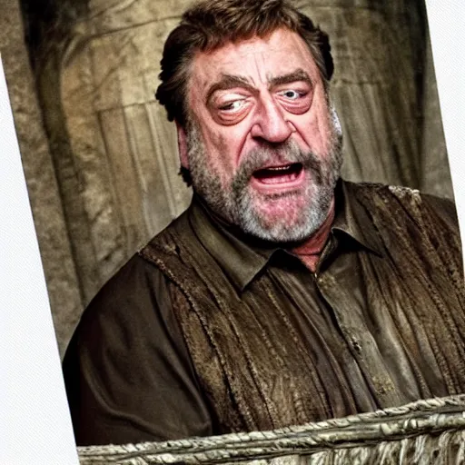 Image similar to John Goodman as King Robert Baratheon