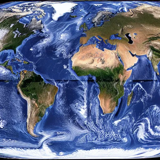 Image similar to the earth turning inside out in four dimensions