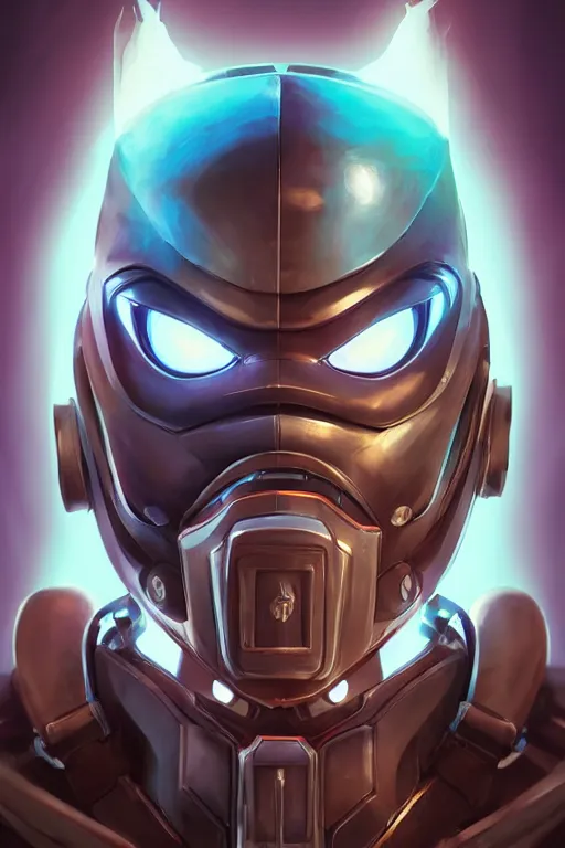 Image similar to epic mask helmet robot ninja portrait stylized as fornite style game design fanart by concept artist gervasio canda, behance hd by jesper ejsing, by rhads, makoto shinkai and lois van baarle, ilya kuvshinov, rossdraws global illumination radiating a glowing aura global illumination ray tracing hdr render in unreal engine 5