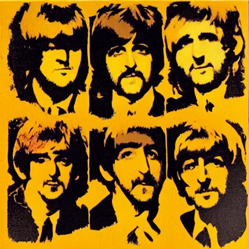 Image similar to beatles covered in honey, sticky honey