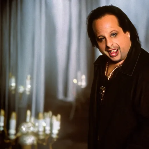 Image similar to jon lovitz as the prince of darkness in the movie legend, photography