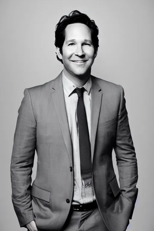 Image similar to portrait photograph of paul rudd