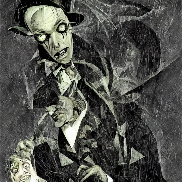 Image similar to Michael Keaton Beetlejuice by Dave McKean