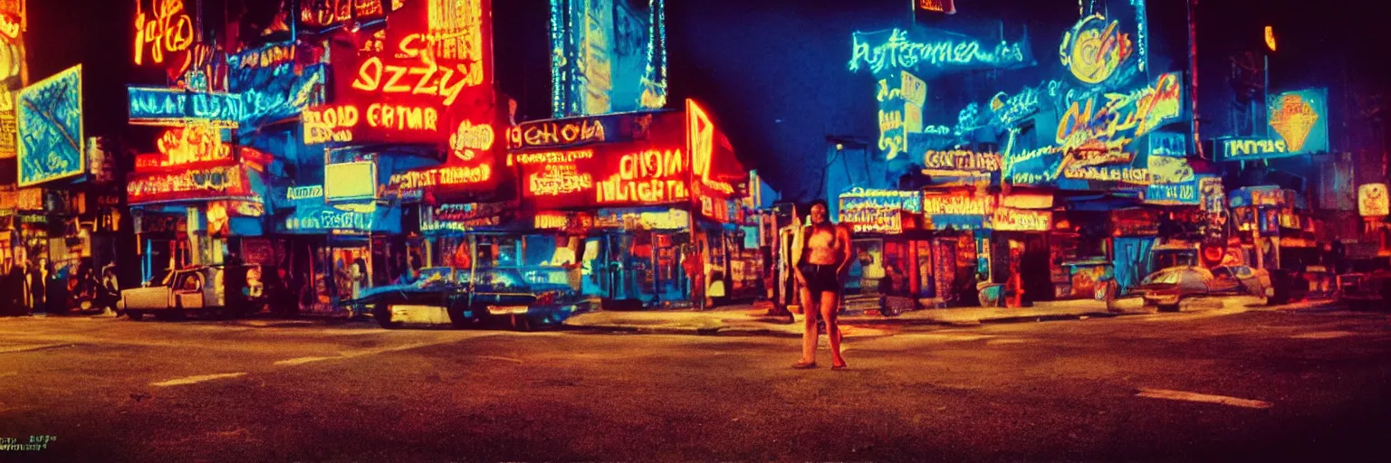 Prompt: 8 0 s polaroid photo, cinema still from hollywood movie, sleazy man watching night streets, colorful haze, americana, high production value, 8 k resolution, hyperrealistic, hdr, photorealistic, high definition, high details, tehnicolor, award - winning photography, masterpiece, amazing colors