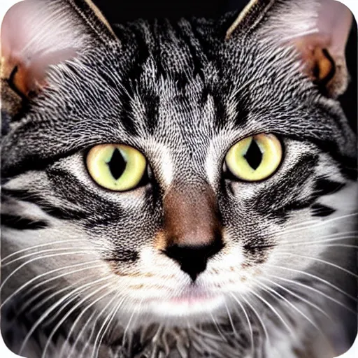 Image similar to “ very intricate app icon for a cat dating app, award - winning details ”