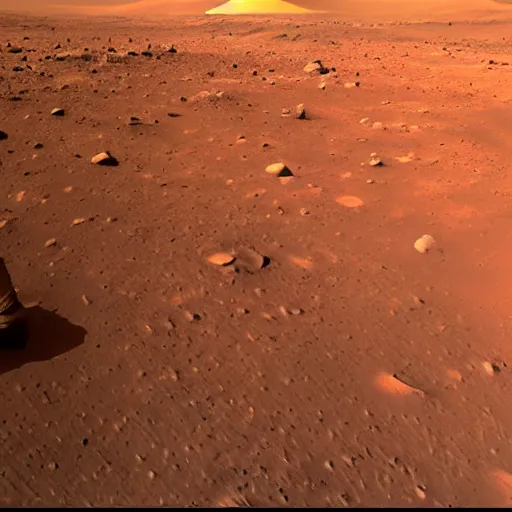 Image similar to first man to step foot on mars