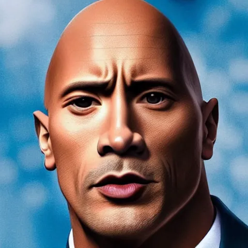 Image similar to dwayne the rock johnson michael jackson hybrid