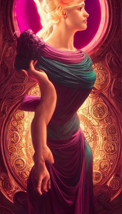 Image similar to mythology, neon, Moors vol.1 Photo Reference Pack For Artists artstation, fibonacci, sweat drops, insane, pinup, intricate, highly detailed, digital painting, artstation, concept art, smooth, sharp focus, illustration, Unreal Engine 5, 8K, art by artgerm and greg rutkowski and alphonse mucha