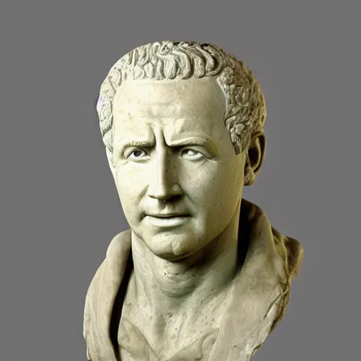 Image similar to Ancient Roman bust of Joe Biden