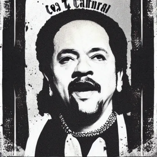 Prompt: carlos santana as the president of libya