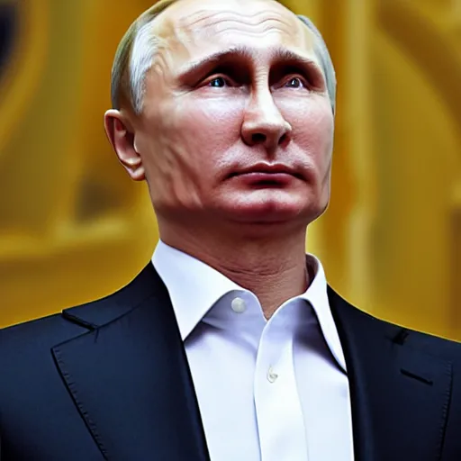 Image similar to photo of putin in the backrooms lobby,