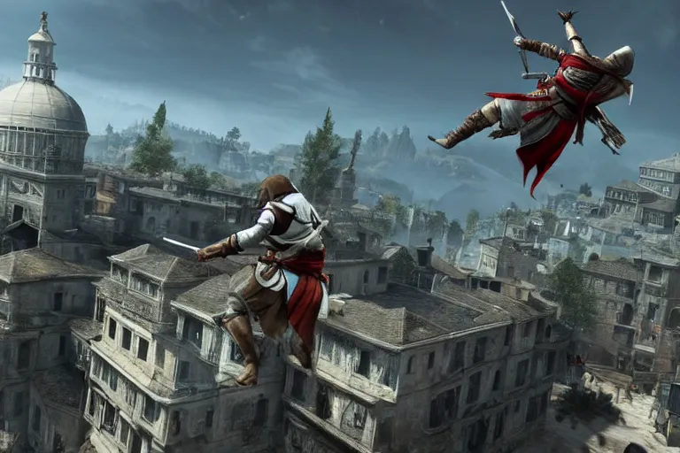 assassins creed gameplay, Stable Diffusion