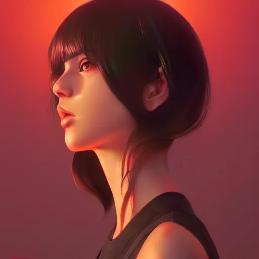 Image similar to a portrait of a beautiful nervous wreck, art by ilya kuvshinov and wlop and artgerm and josan gonzalez, magda torres gurza, digital art, highly detailed, intricate, sharp focus, trending on artstation hq, deviantart, pinterest, unreal engine 5, 4 k uhd image