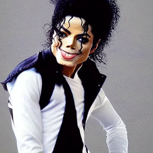 Image similar to michael jackson but he looks like a normal human