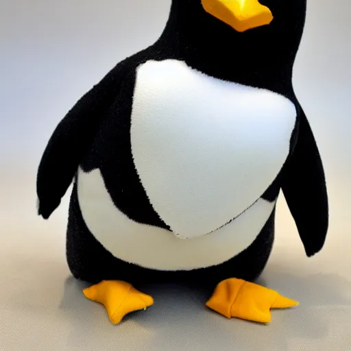 Image similar to a fat stubby penguin stuffed animal