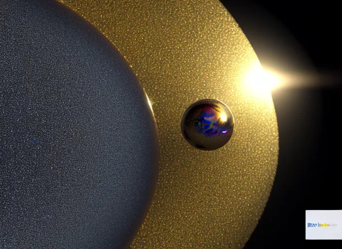 Prompt: ornate solar system model, white pearlescent, chrome, iridescent metals, liquid gold, biomechanical garment, cinematic, crystalline masterpiece diamond incrustations, hyperdetailed metalwork, in volumetric soft glowing mist by erik johansson full frame mirrorless sensor, movie still, octane render, pixar, crepuscular rays,