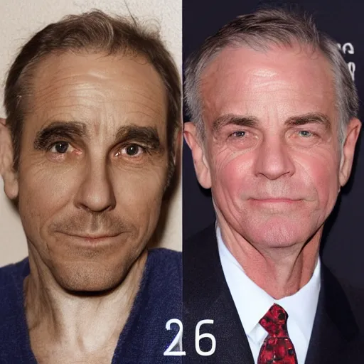 Image similar to photos of the same man aging over time