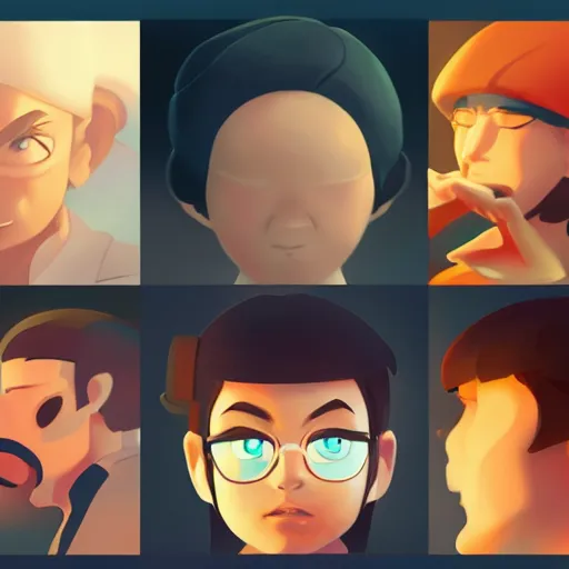 Image similar to face icon stylized minimalist nintendo, loftis, cory behance hd by jesper ejsing, by rhads, makoto shinkai and lois van baarle, ilya kuvshinov, rossdraws global illumination