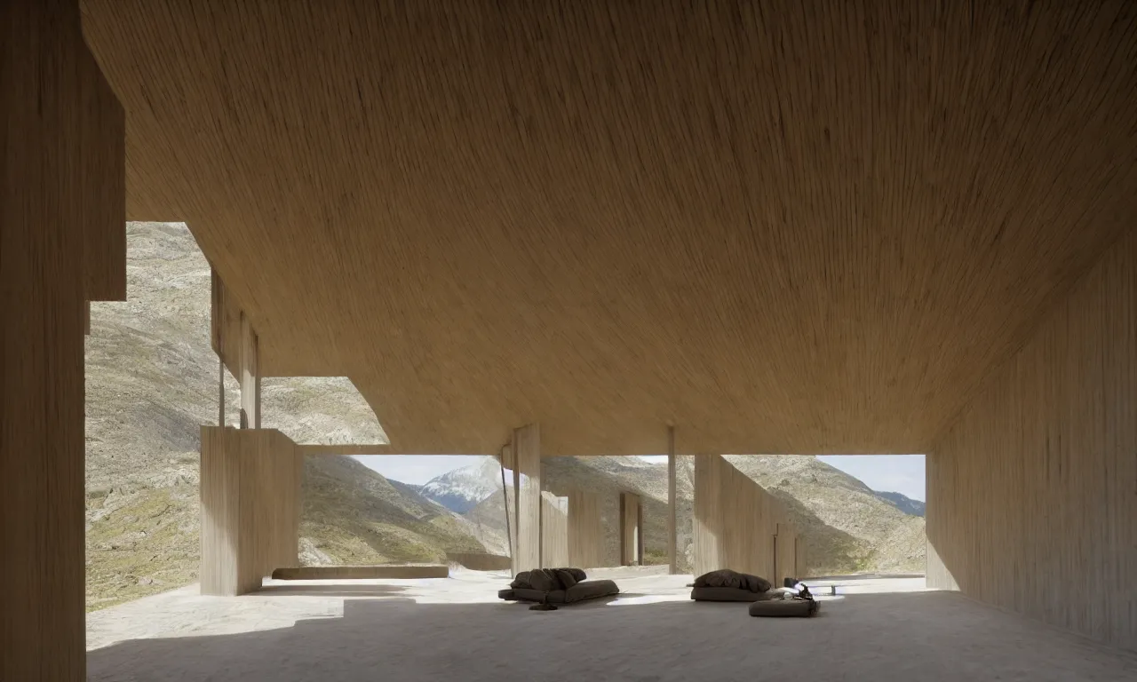 Image similar to solitude is bliss by peter zumthor, ethereal