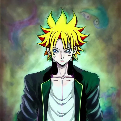 Image similar to portrait of hisoka hunter x hunter