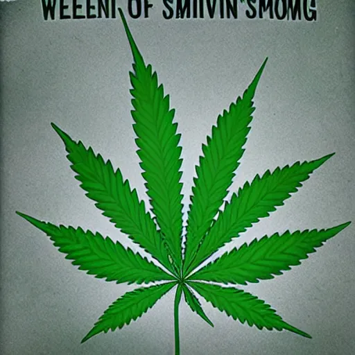 Image similar to weed smoking propaganda art