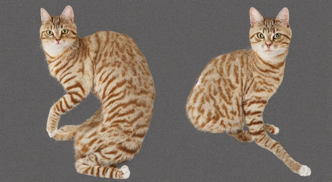 Prompt: please give me some non distorted cat dear AI. I love you thanks.