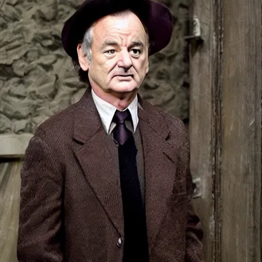 Prompt: bill murray in harry potter