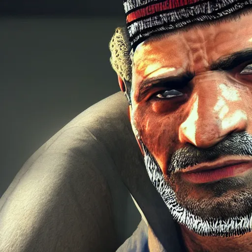 Image similar to kashmiri man, closeup, GTA V poster, sharp focus, aesthetic!!!!!!!, ultra HD, 8k, highly detailed, intricate, elegant,