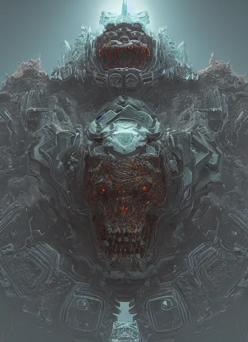 Image similar to void king, doom, intricate artwork by Tooth Wu and wlop and beeple. octane render, hyper realism, 8k