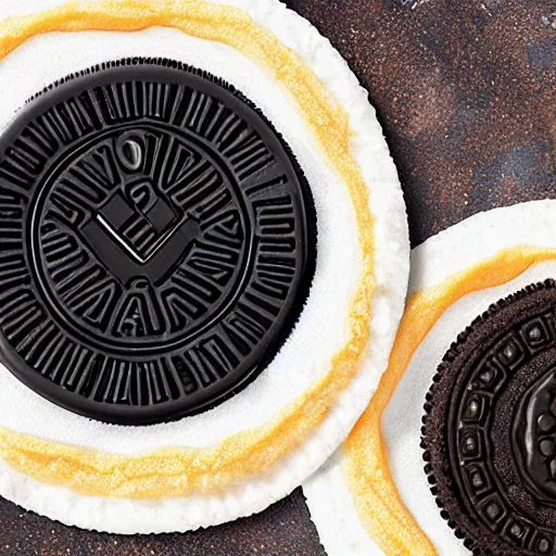 Image similar to New taco Bell TacOreo - a taco with an oreo shell