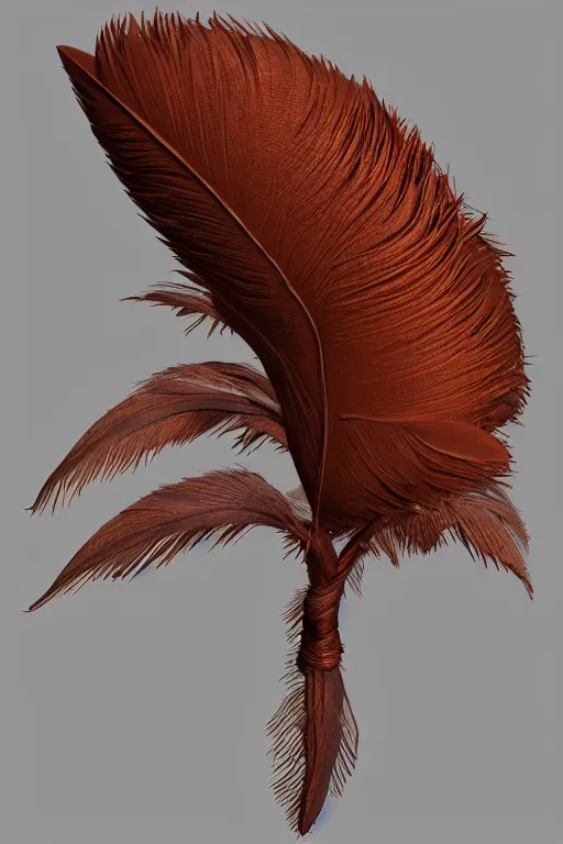 Image similar to 3d texture, normal map, feather