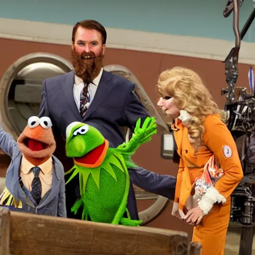 Image similar to muppets at guantanamo bay