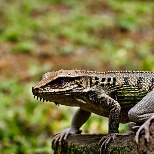 Image similar to photo of a lizard-cat