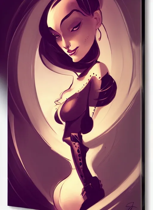 Image similar to a portrait of a lady by greg tocchini