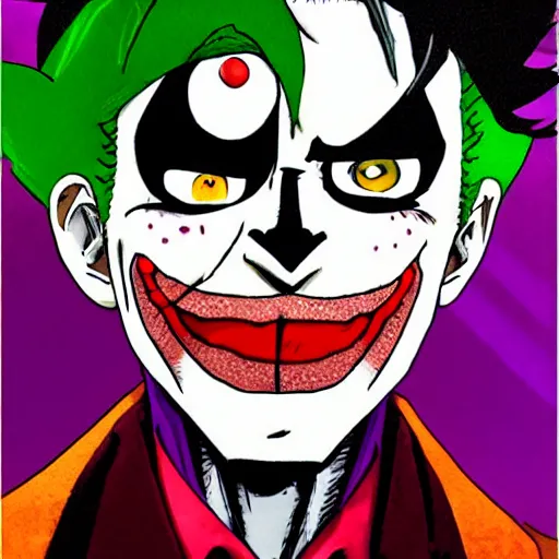 Image similar to Luffy as The Joker